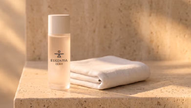 Lifestyle scene of the product in use, in the same palette and light